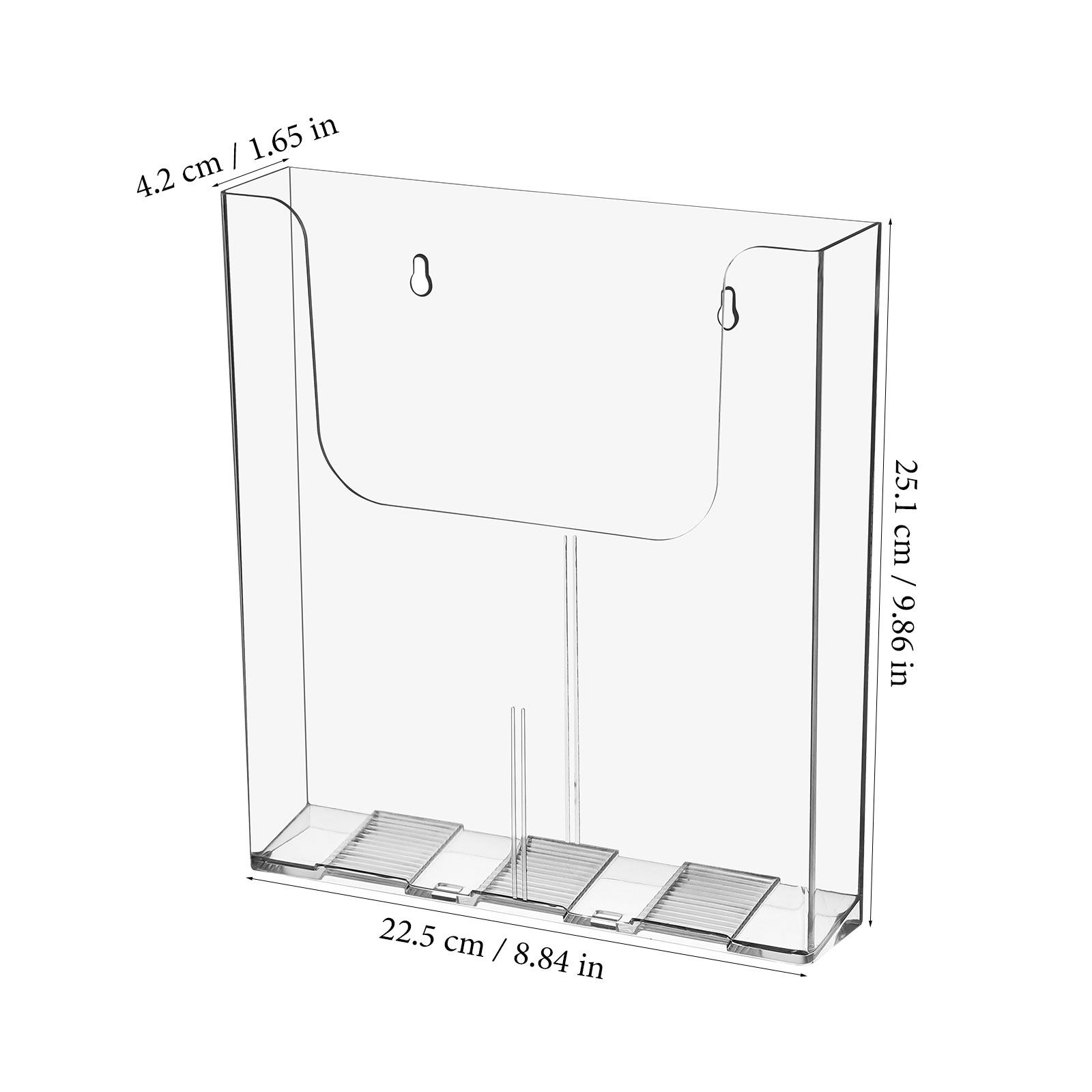 2Pcs Wall Storage Organizer Cl - Magazine Holder Rack ulasan dan harga