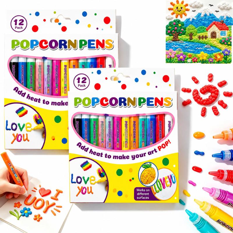Puffy Popcorn 3D Art Marker Se - Copic Marker Sketch ulasan dan harga