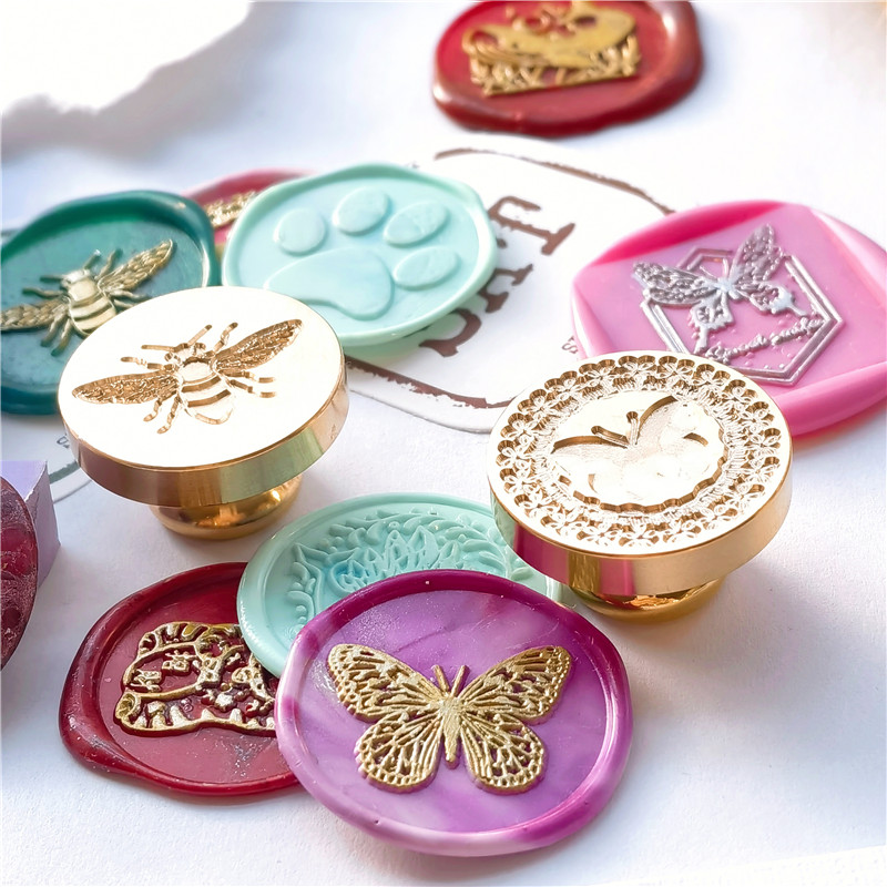 Wax Seal Stamp Head Butterfly  - Wax Seal Stamp Set ulasan dan harga
