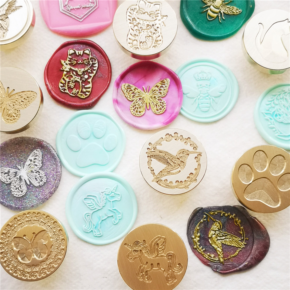 Wax Seal Stamp Head Butterfly  - Wax Seal Stamp Set ulasan dan harga