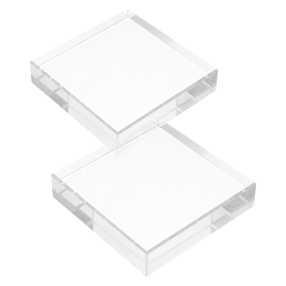 Hand Square Paperweight Transp - Paper Weight Crystal ulasan dan harga