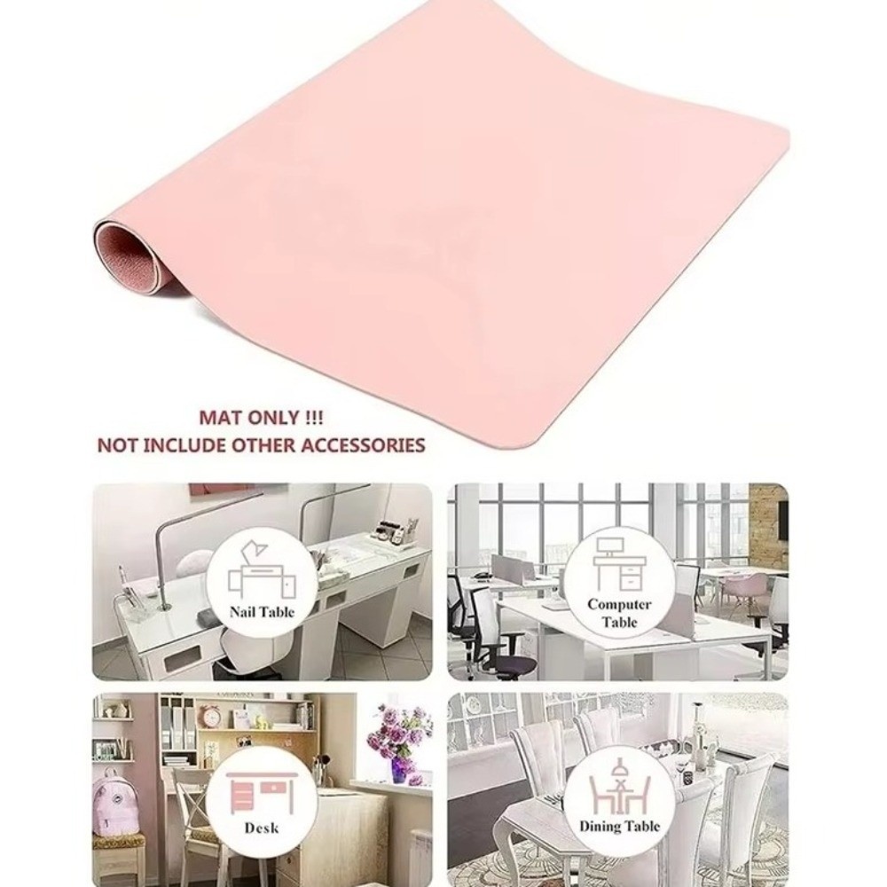 PU Leather Double Side Desk Ma - Leather Desk Pad ulasan dan harga