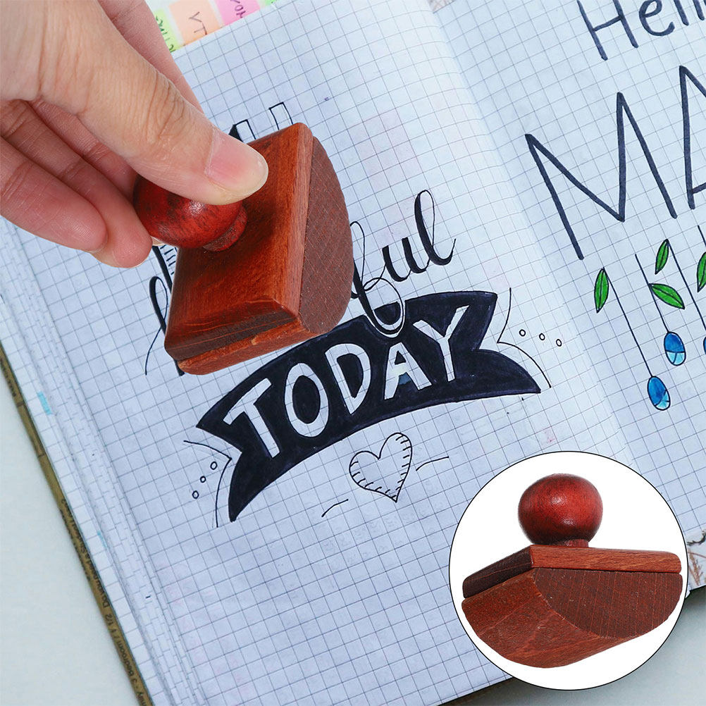 2pcs Desk Ink Blotter Wooden R - Ink Blotter Paper ulasan dan harga
