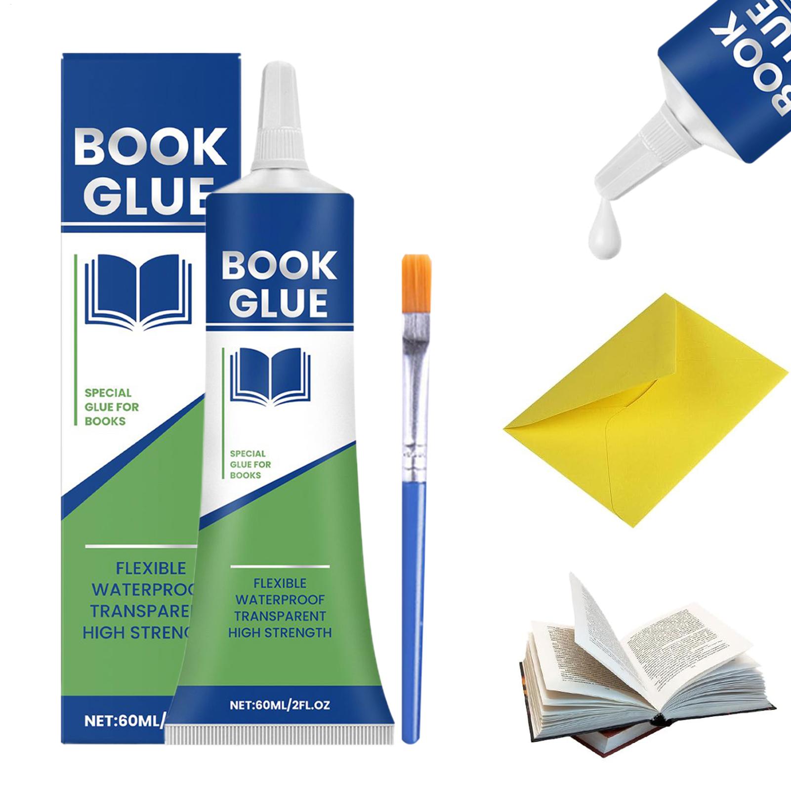 Book Repair Glue with Brush Pr - Ink Blotter Paper ulasan dan harga