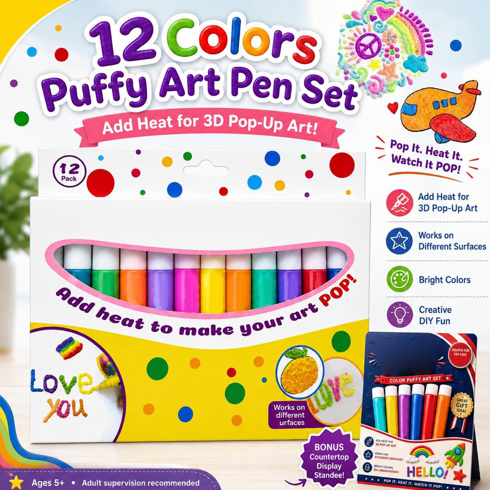 3D Bubble Pen Set Colorful Han - Copic Marker Sketch ulasan dan harga