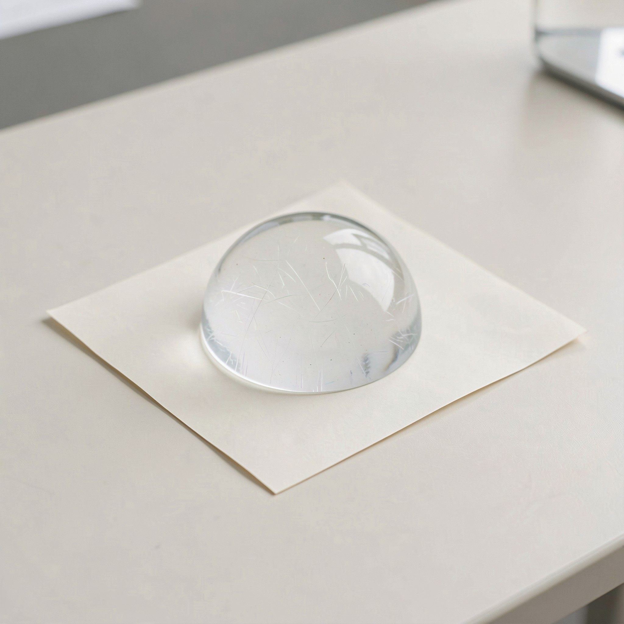 6Pcs Clear Glass Crystal Dome  - Paper Weight Crystal ulasan dan harga