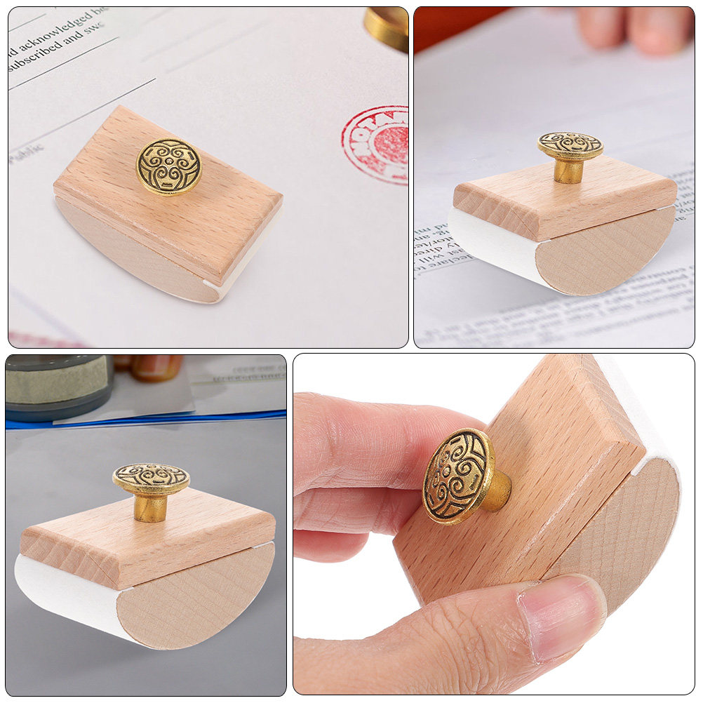 2Pcs Retro Wood Rocker Blotter - Ink Blotter Paper ulasan dan harga
