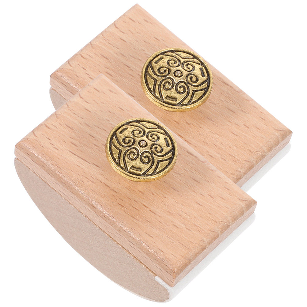2Pcs Retro Wood Rocker Blotter - Ink Blotter Paper ulasan dan harga