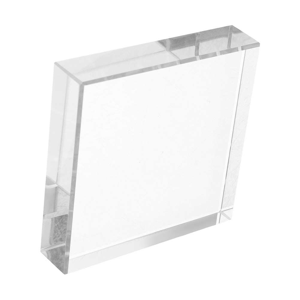Clear Crystal Square Paperweig - Paper Weight Crystal ulasan dan harga